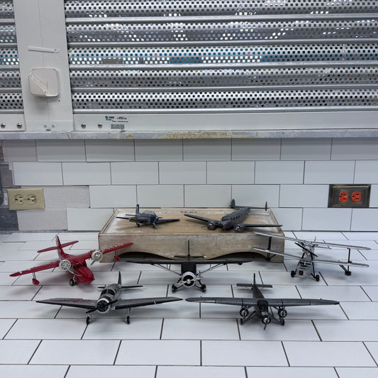 ERTL Auto World Die Cast Airplane Banks Lot 7 Aviation Models