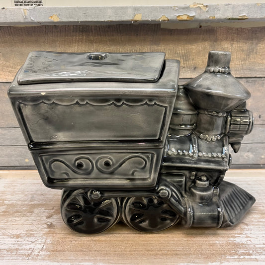 Train Cookie Jar, Signed 1977