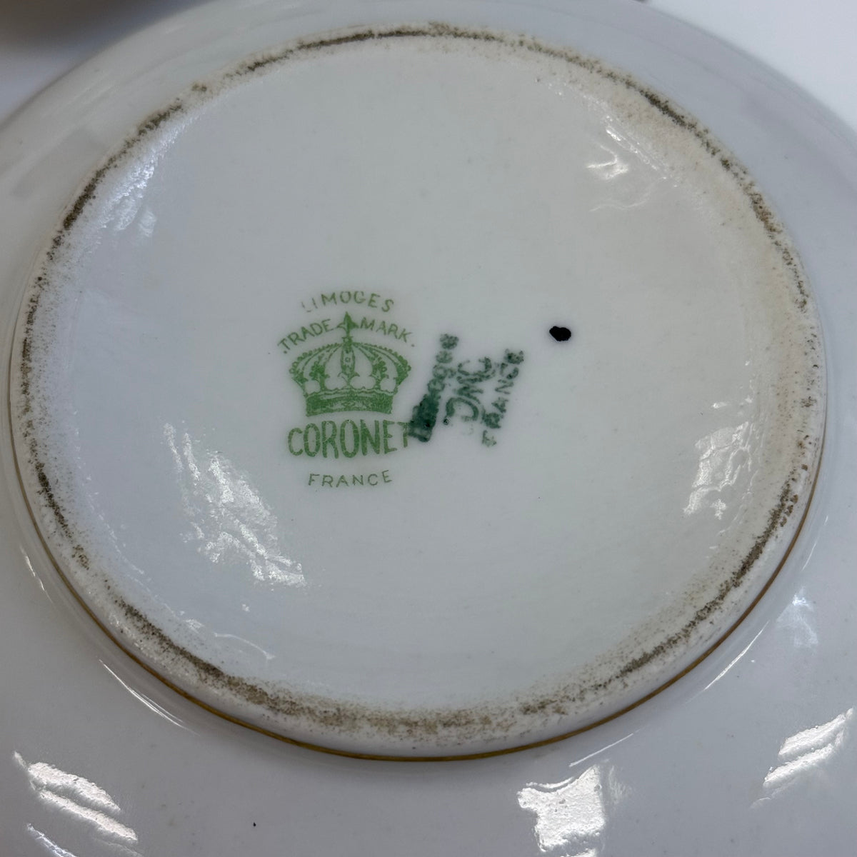 Coronet CMC Limoges Creamer & Sugar Bowl 1906-1914