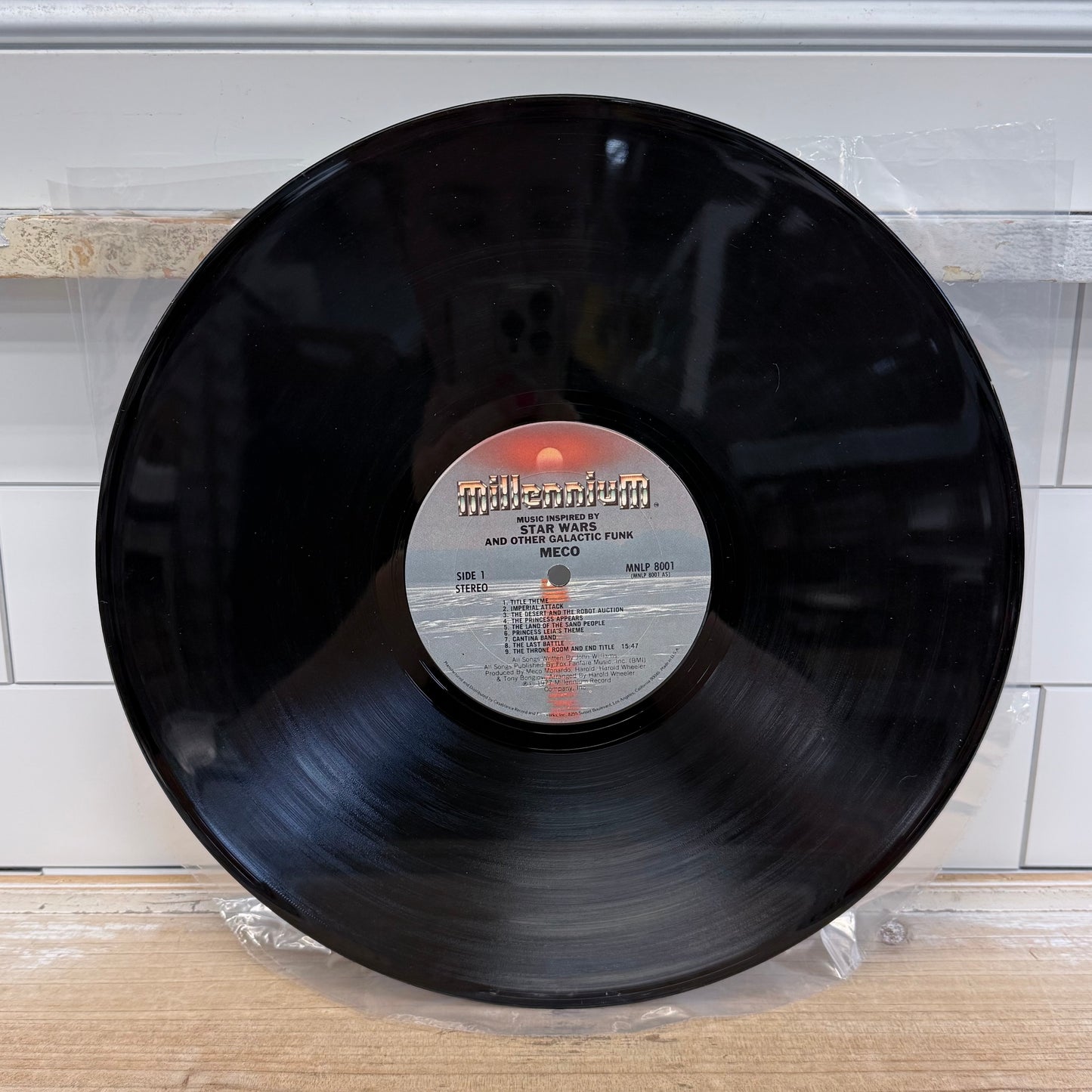 Star Wars Vinyl Records Lot of 2 Soundtrack & Meco 1977
