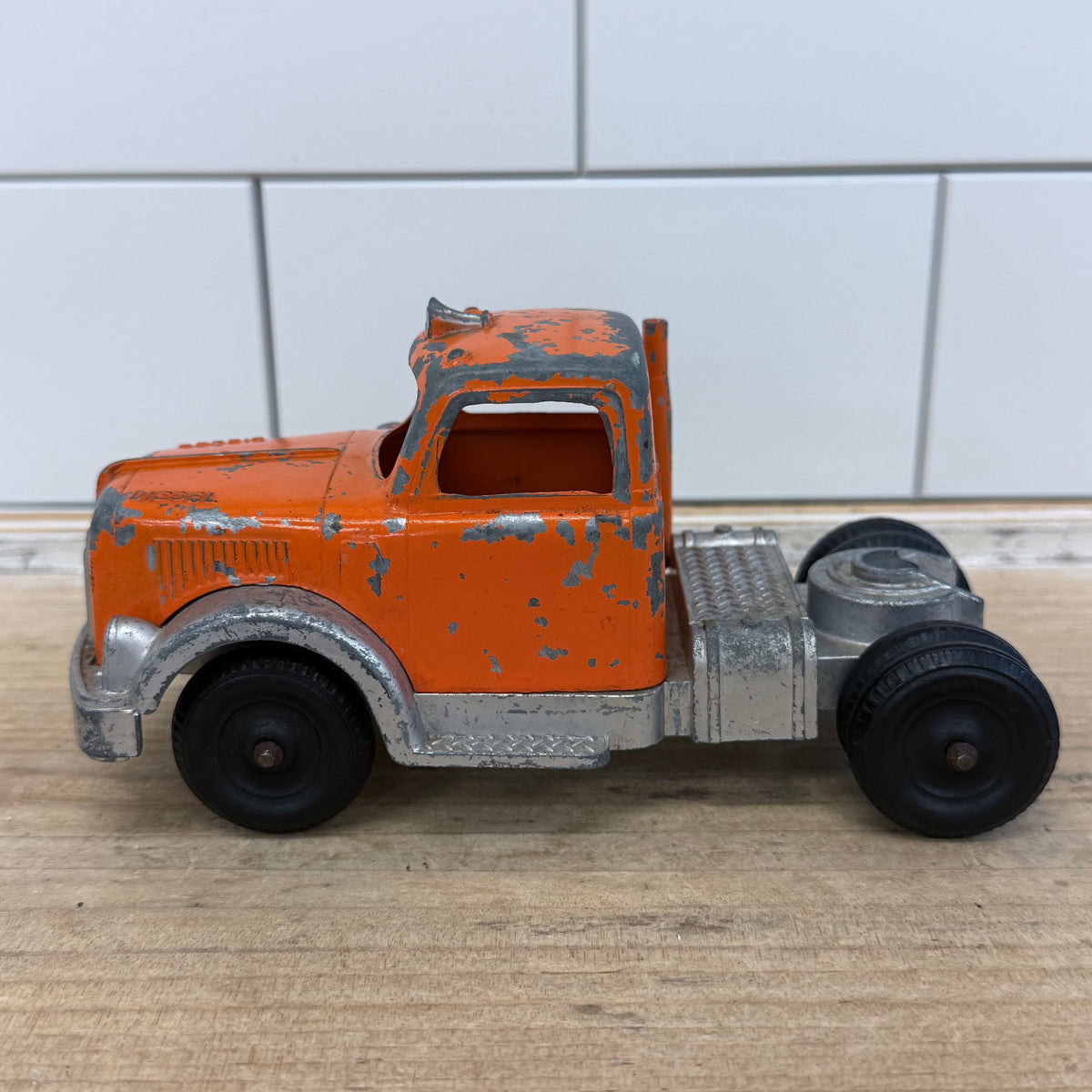 Hubley Kiddie Toy #492 Diesel Truck Cab Die Cast USA