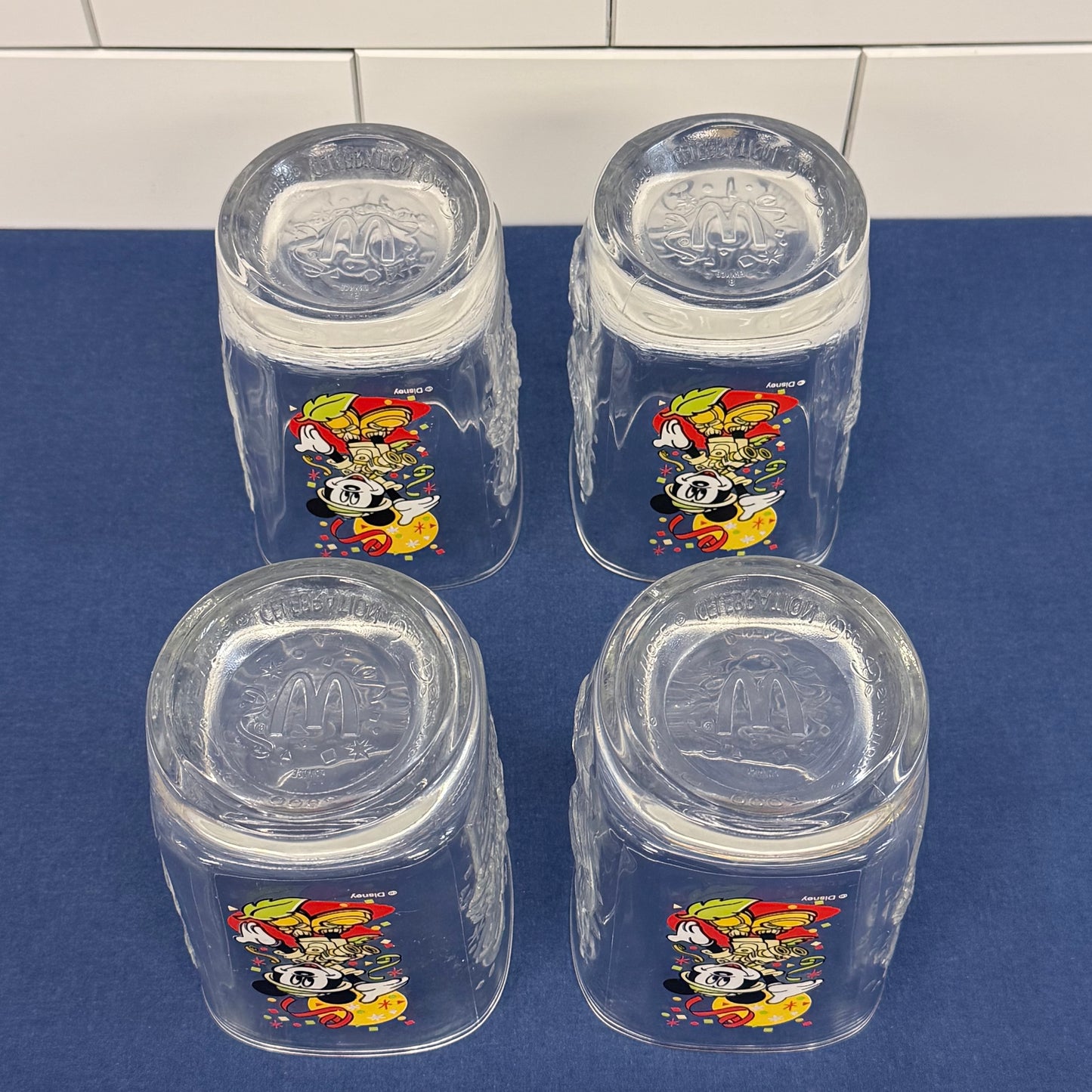 McDonald's Disney World 2000 Animal Kingdom Glasses Set of 4