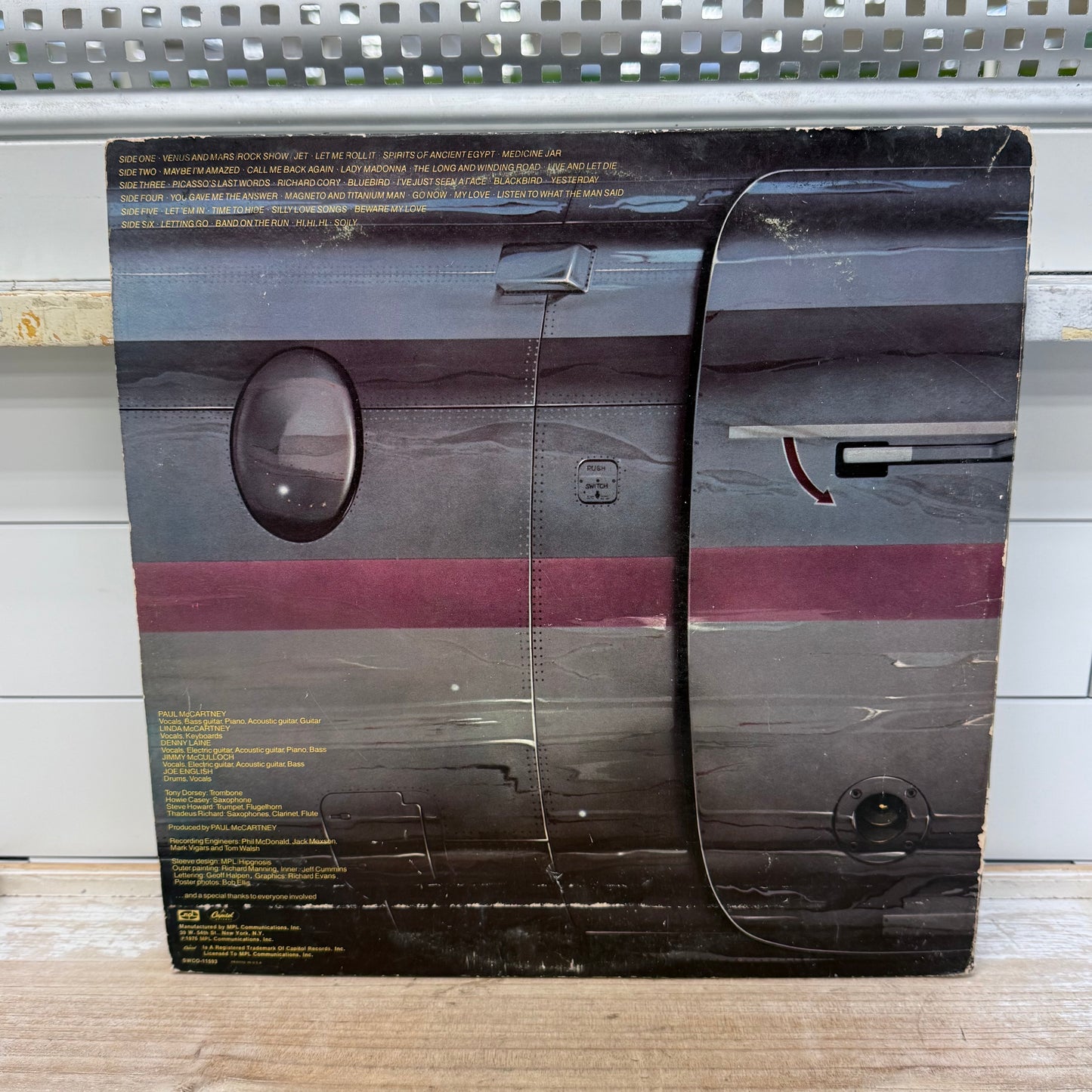 Wings Over America Triple Vinyl Record, 1976 SWCO-11593