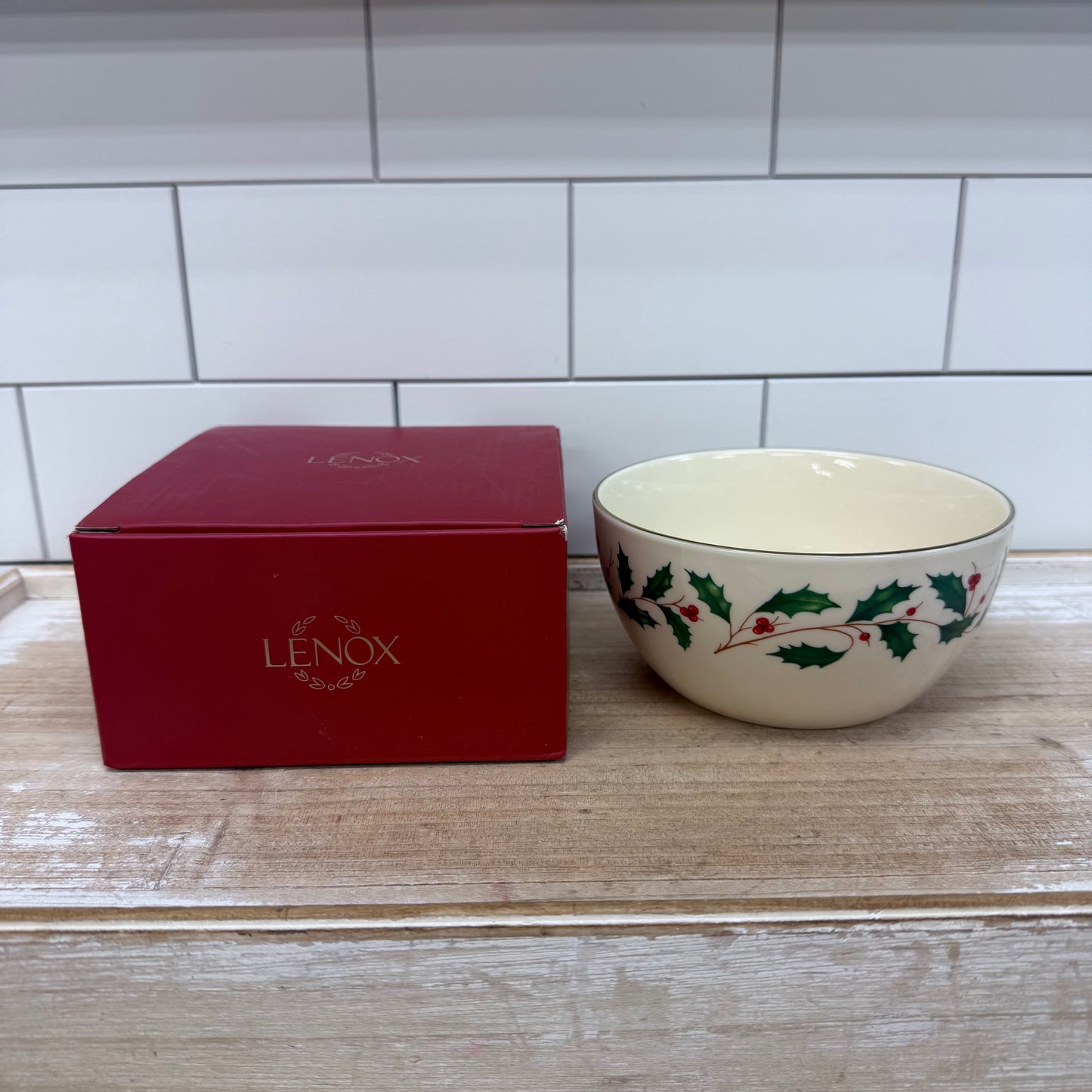 Lenox Holiday Bowl, Porcelain