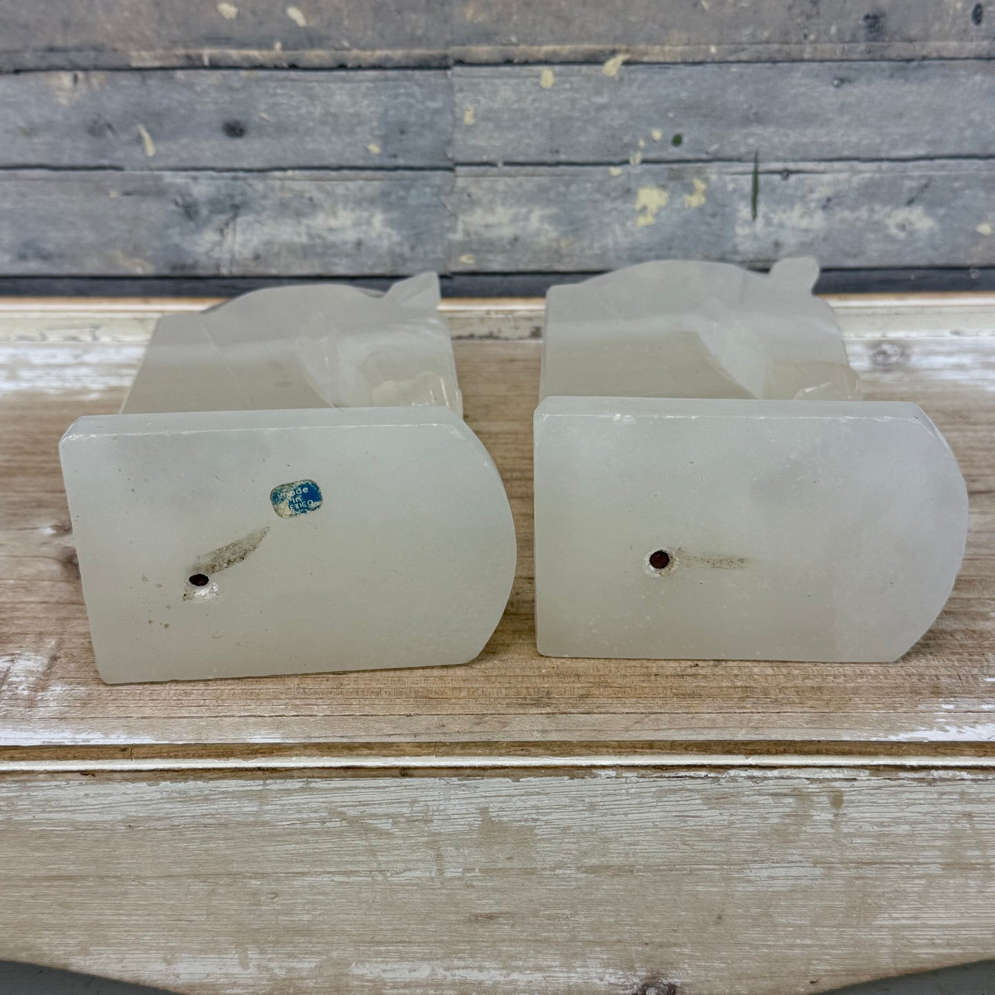Horse Head Crystal Bookends