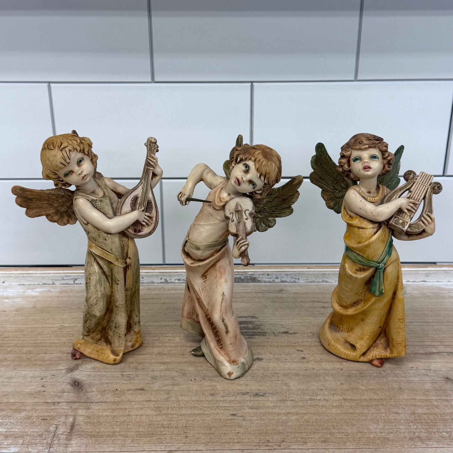 Fontanini Depose Italy Musician Angels Set 1980s