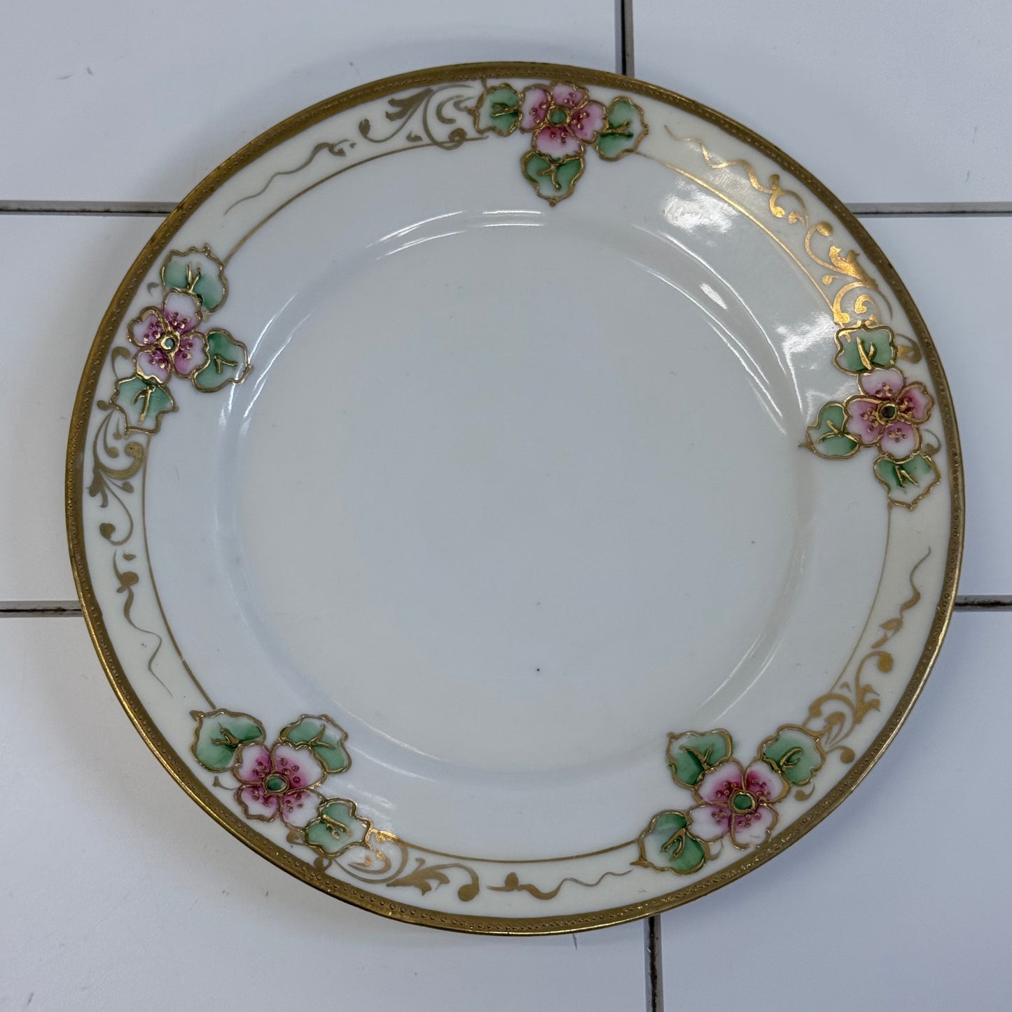 Antique Hand Painted Nippon Condiment Bowl Set