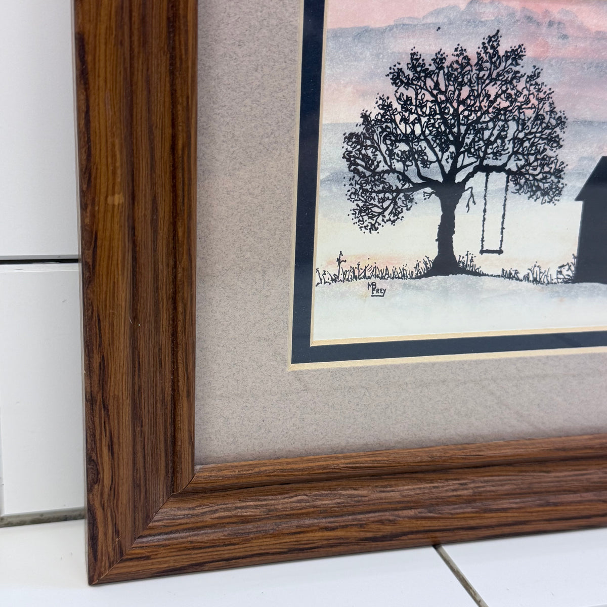 M. Frey Lithograph Signed Numbered Americana Art