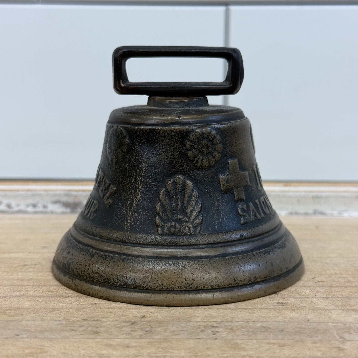 Swiss Saignelégier 1878 Cow Bell Metal Souvenir Bell Vintage