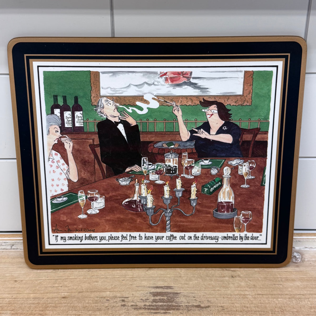 Annie Tempest Tottering-by-Gently Placemats Boxed Set of 6