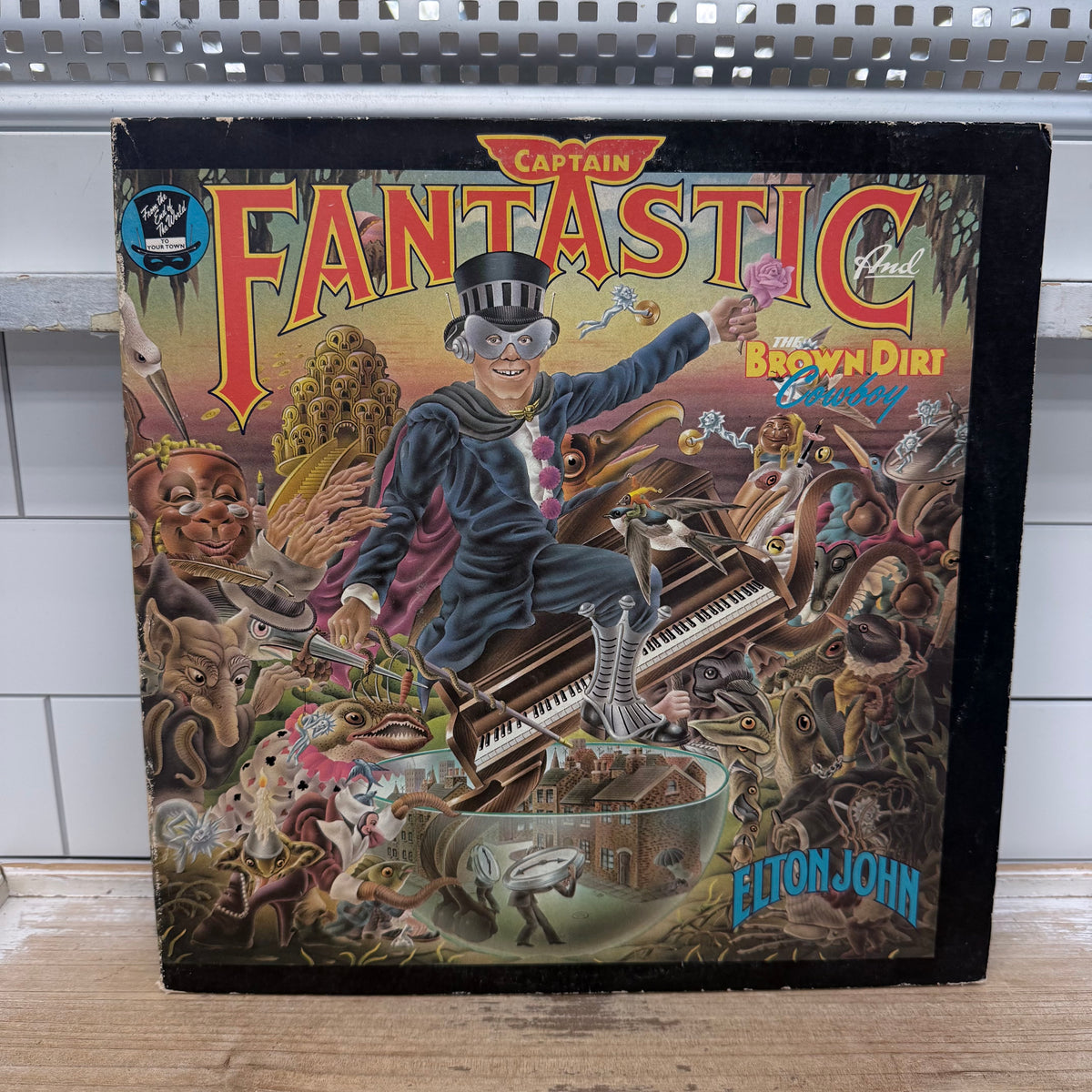 Elton John Captain Fantastic Vinyl Record, 1975 – MCA-2142