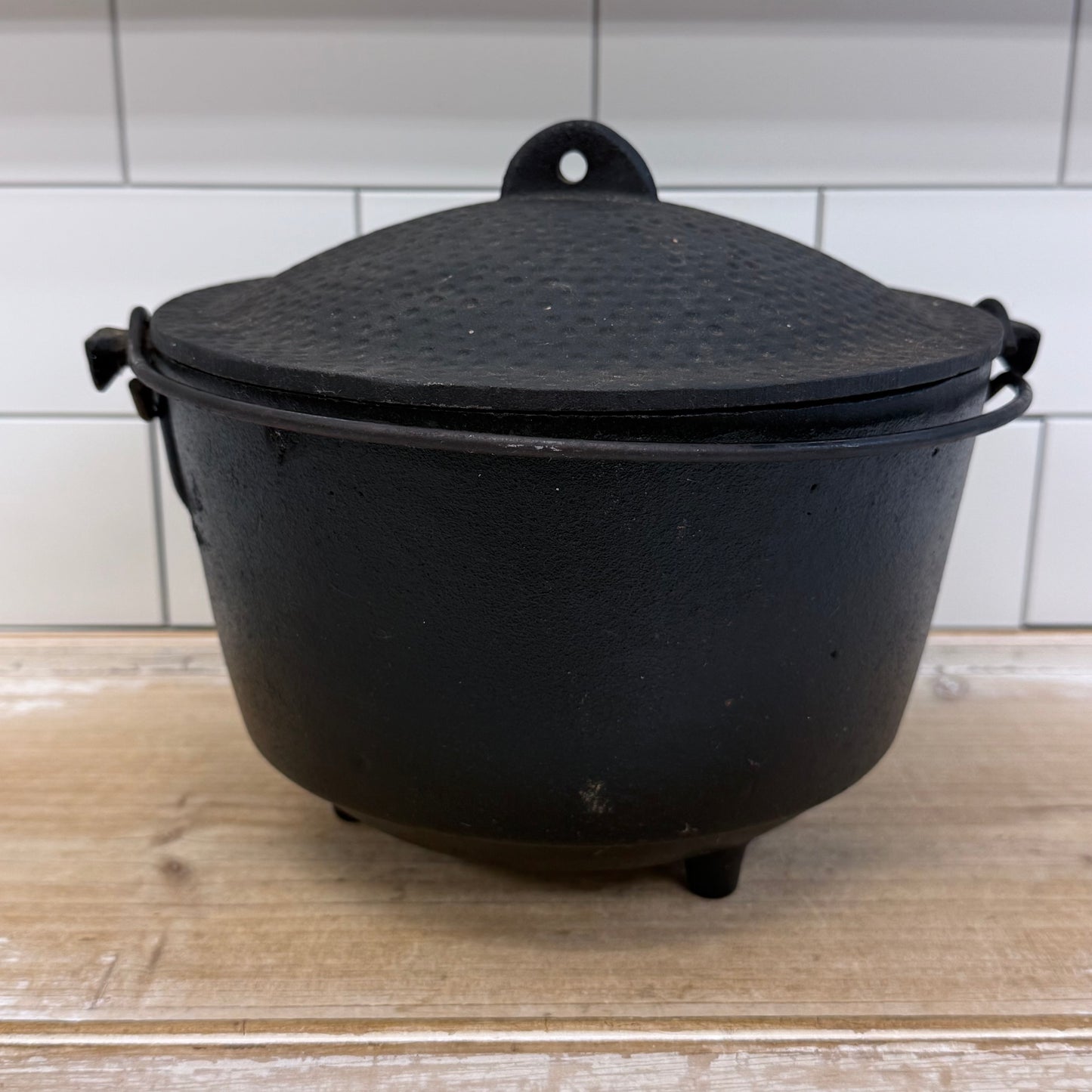 Cast Iron Camp Kettle Dutch Oven Outdoor Cookware