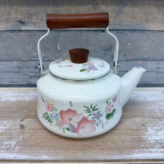 Kobë Kettle Floral Enameled Tea Kettle