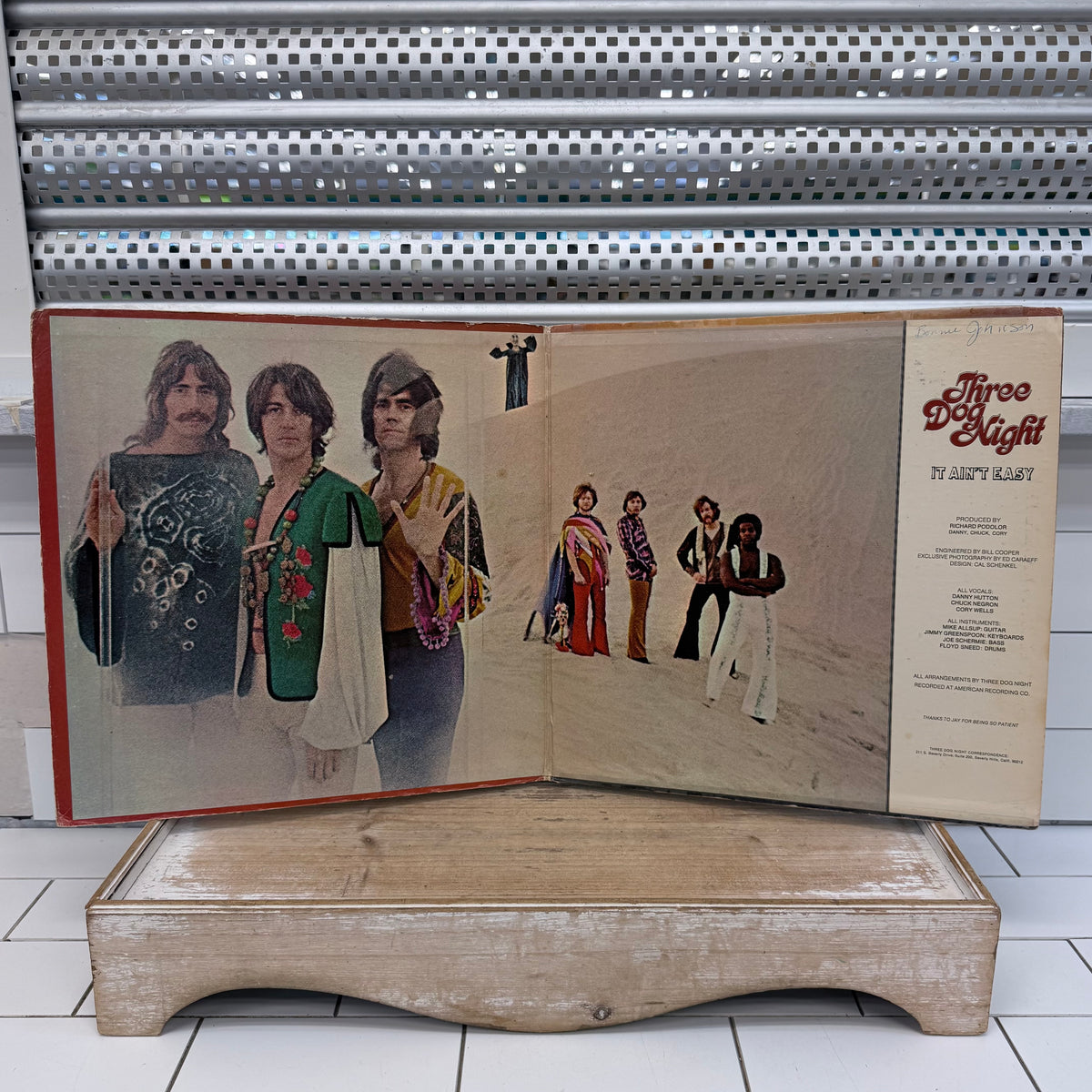Three Dog Night It Ain’t Easy Vinyl Record, 1970 - DS 50078