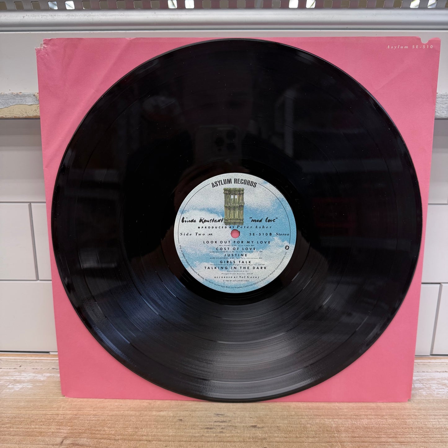 Linda Ronstadt Mad Love 1980 Vinyl Record LP