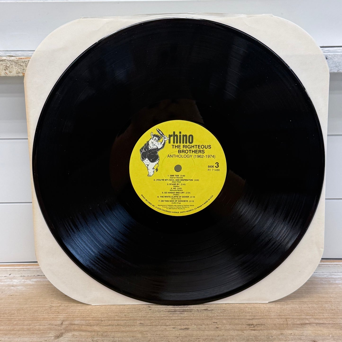 The Righteous Brothers Anthology Double Vinyl Record LP 1989 #R1-71488