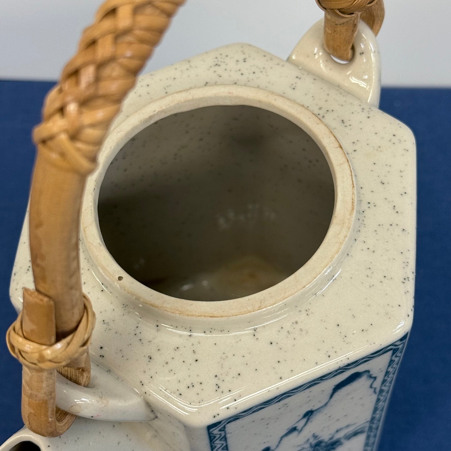 Blue White Landscape Porcelain Tea Set