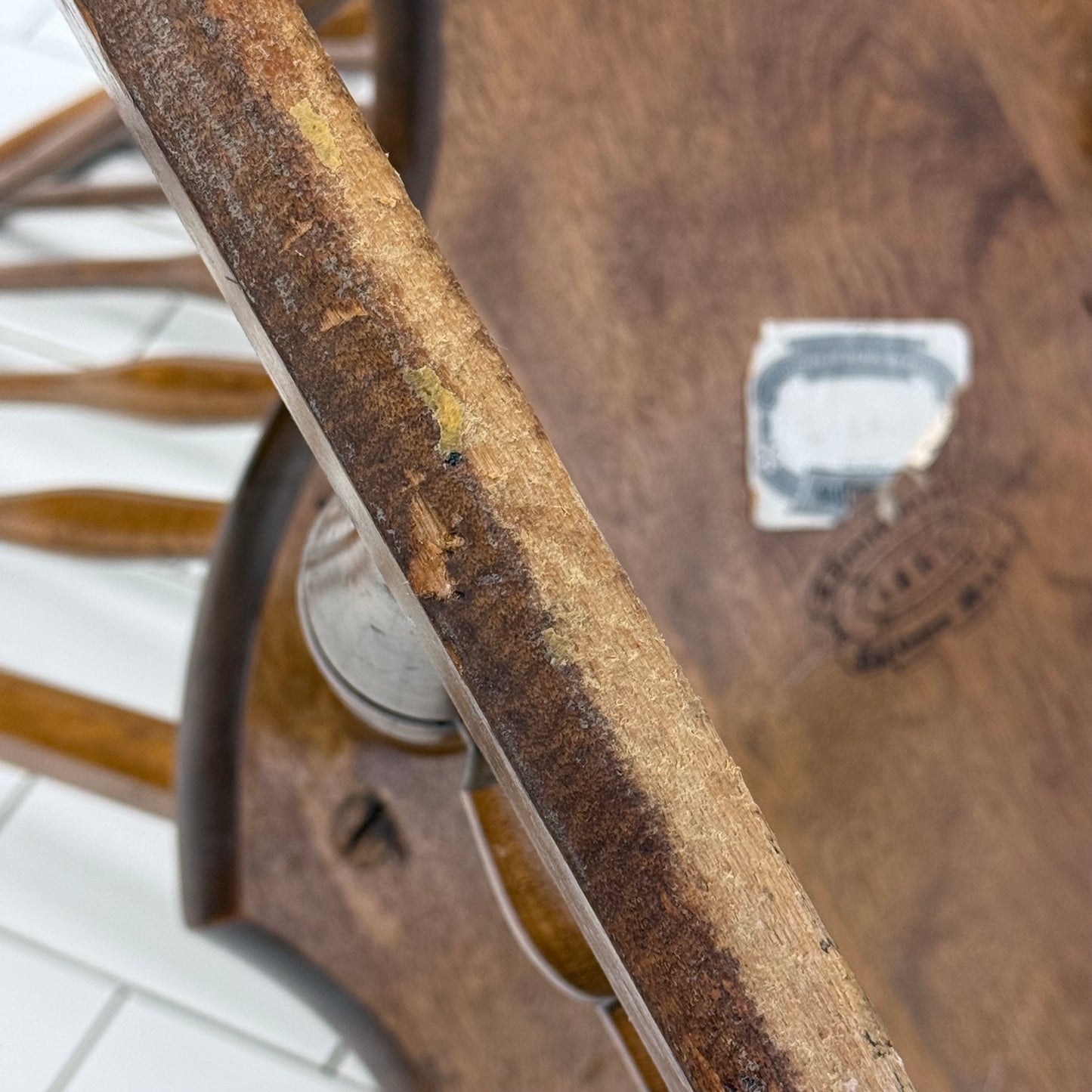 S. Bent & Bros Windsor Rocking Chair Vintage 1960s