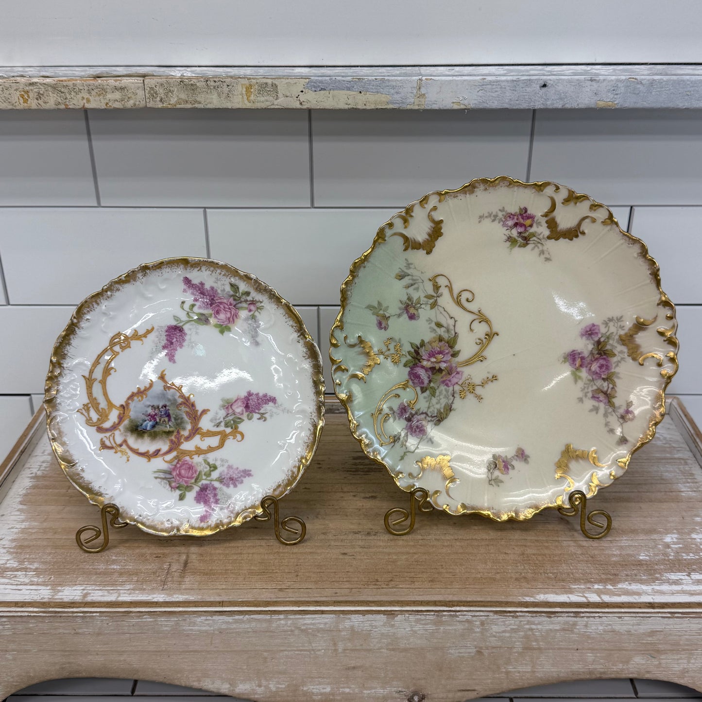 Belle Époque Limoges Porcelain Cabinet Plate Selection c.1900