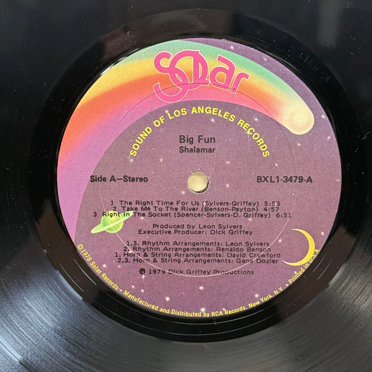 Shalamar Big Fun Vinyl LP 1979 --BXL1-3479