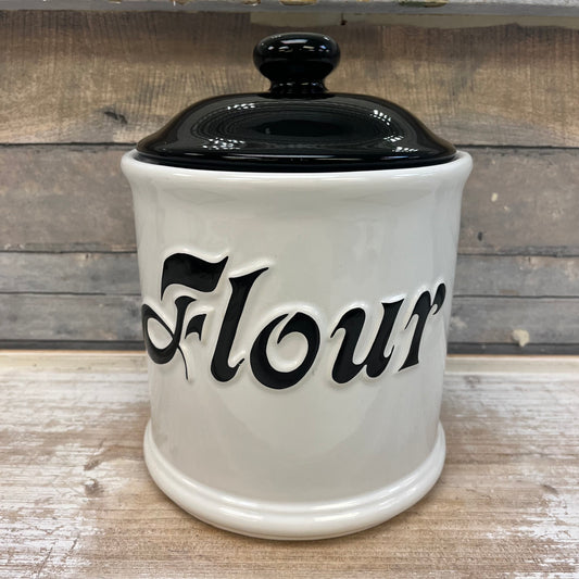 Vintage Jay Imports Ceramic Kitchen Canisters, Set of 4