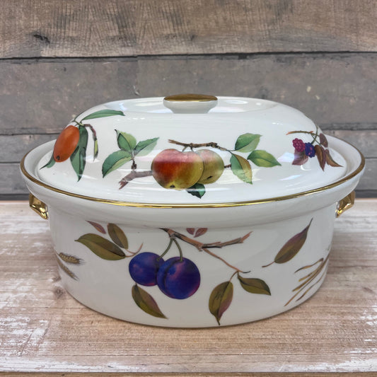 Royal Worcester Evesham Porcelain Casserole Dish
