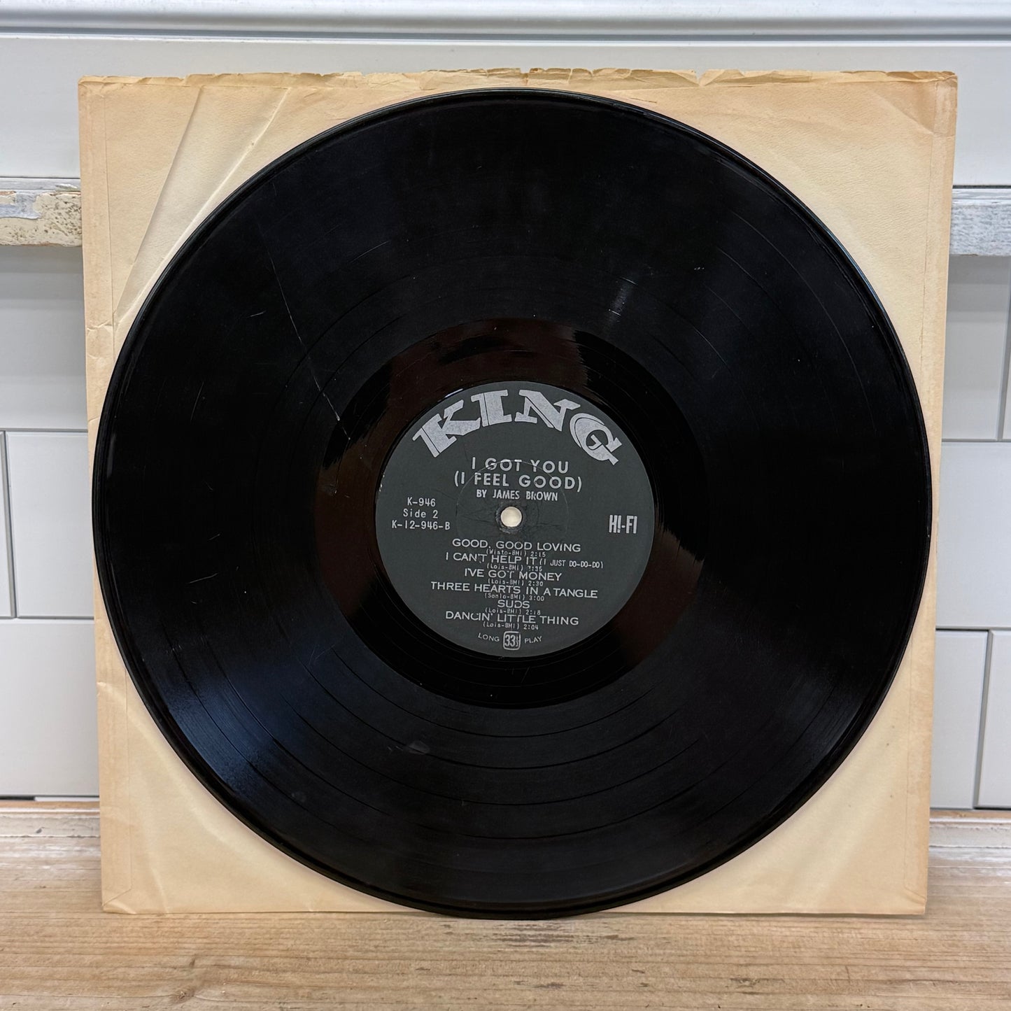 James Brown I Got You I Feel Good Vinyl Record LP 1966 #K-946
