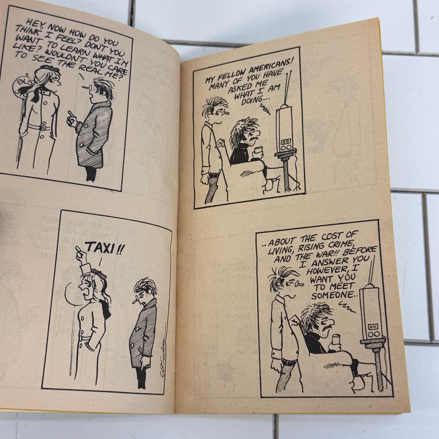 G.B. Trudeau Doonesbury 5 Book Boxed Set Popular Library 1970s