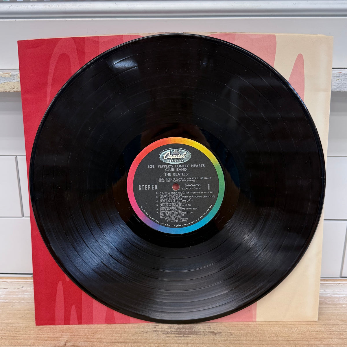The Beatles Sgt. Pepper’s Vinyl Record, 1967 – Capitol SMAS-2653 First Press