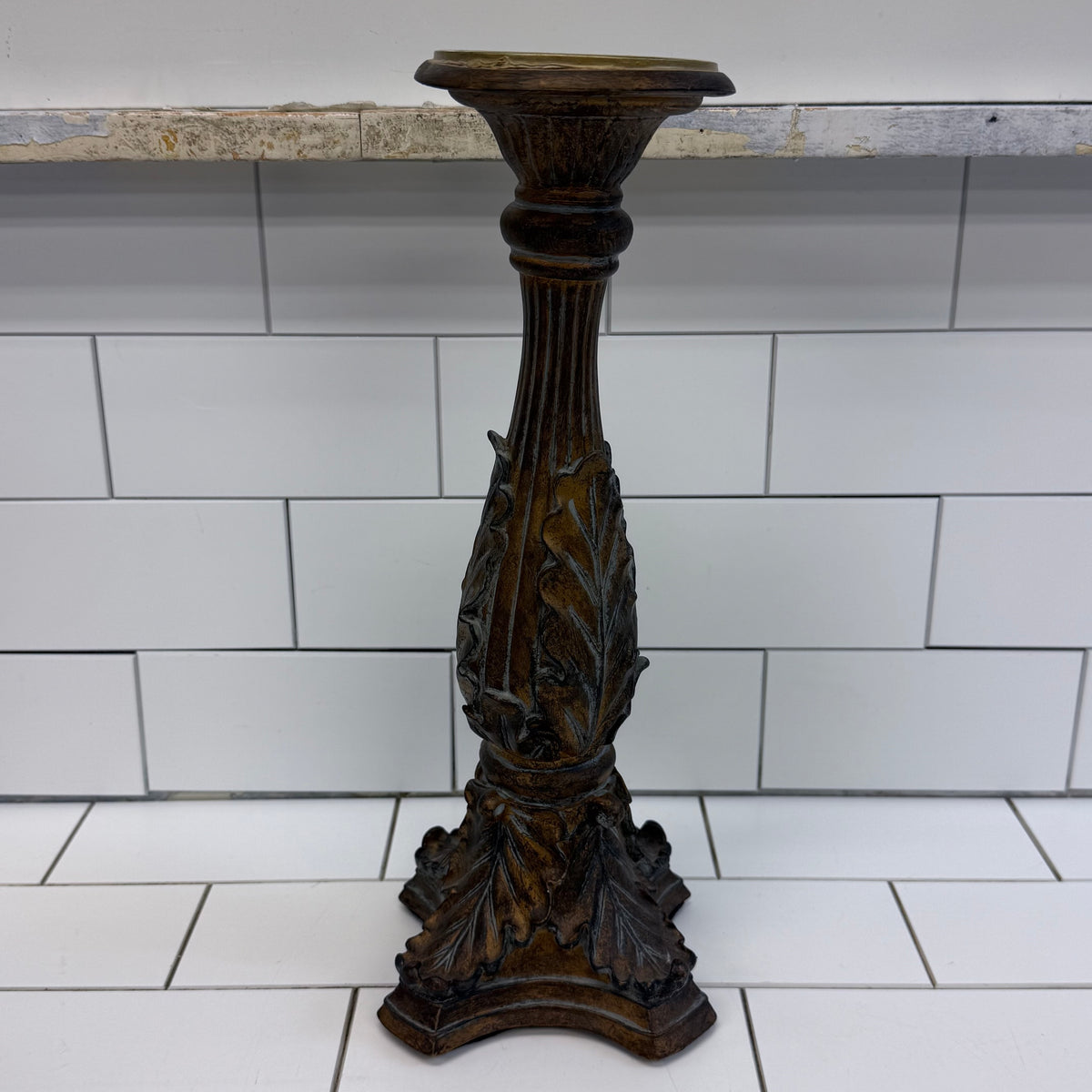 Fitz & Floyd Ornate Pillar Candle Holders Set of 3