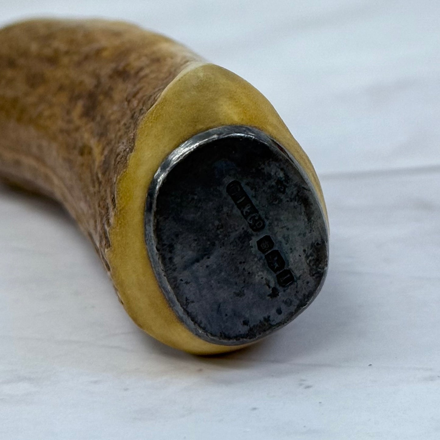 George Ibberson & Co. Carving Knife & Fork, Antler Handle