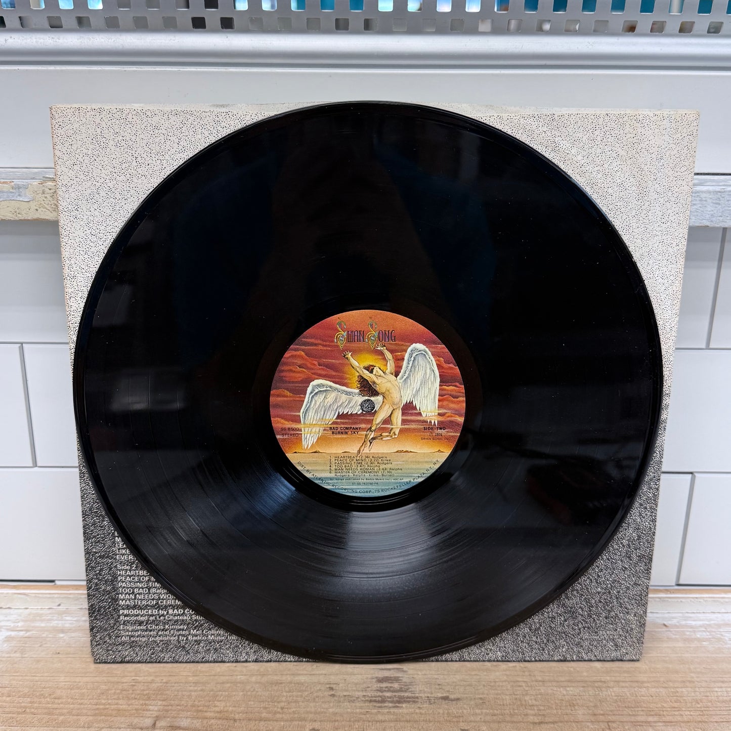Bad Company Burnin’ Sky Vinyl Record LP 1977 #SS 8500