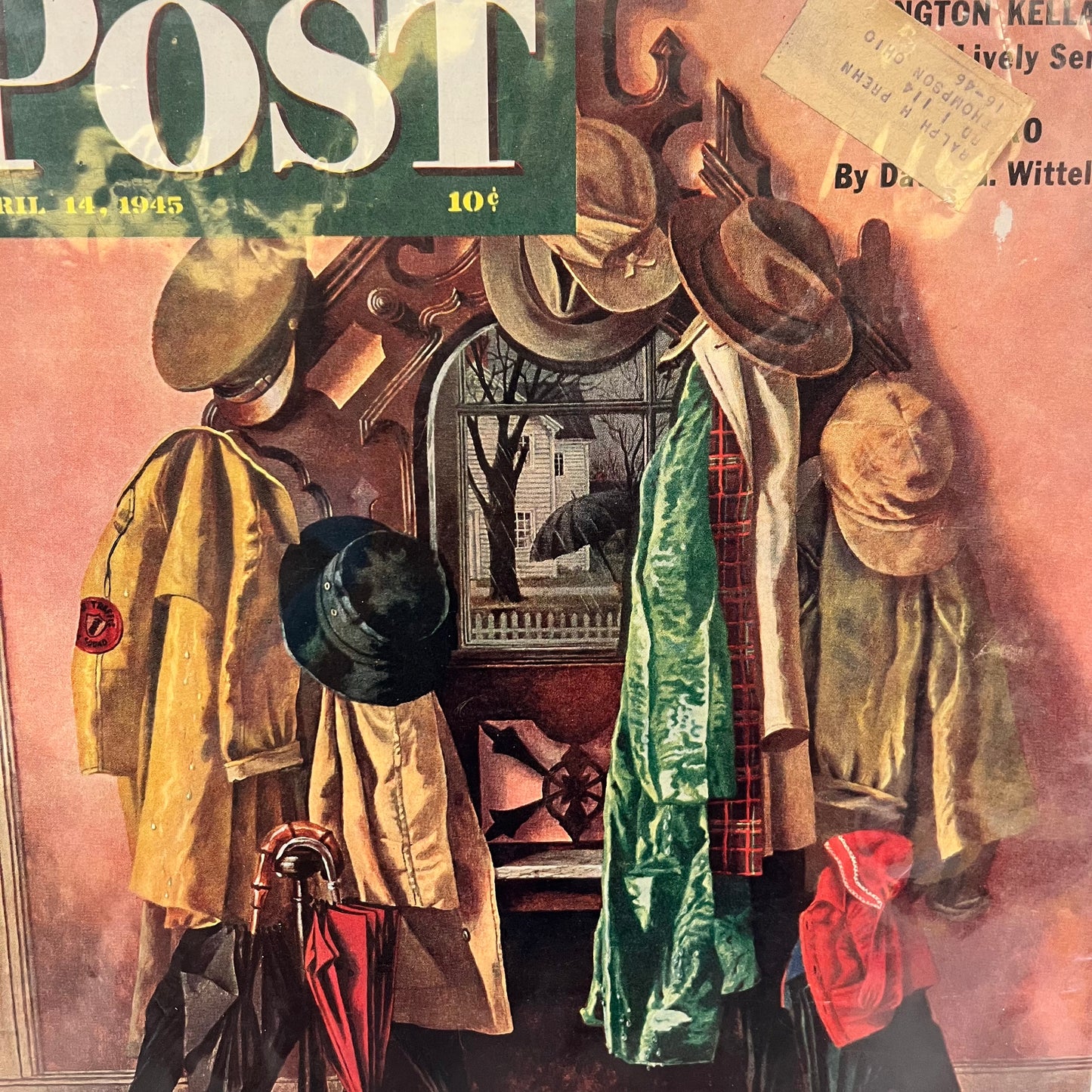 The Saturday Evening Post Cover, April 1945