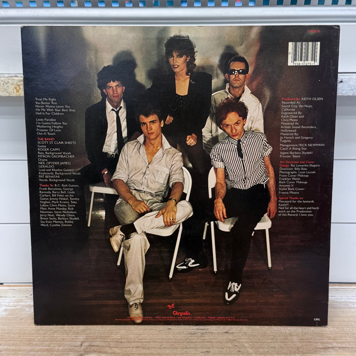 Pat Benatar Crimes of Passion Vinyl Record LP 1980