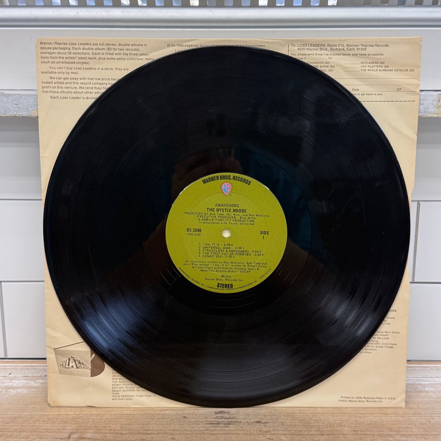 The Mystic Moods Awakening Vinyl Record LP 1973 #BS 2690