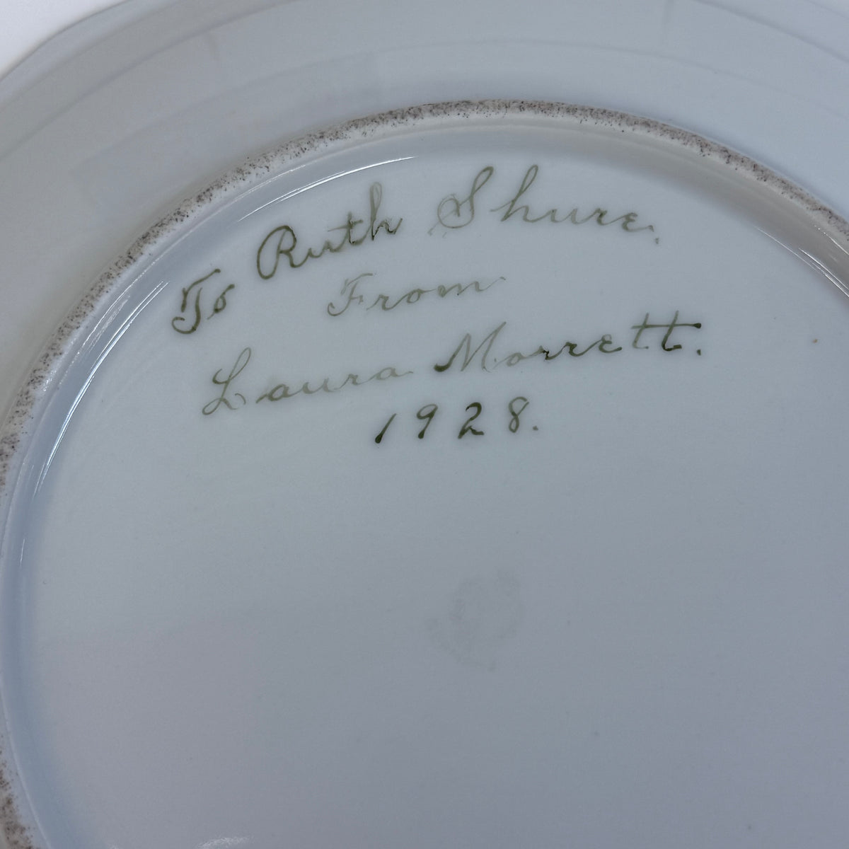 Reinhold Schlegelmilch Cake Plate Hand Painted Dish 1928