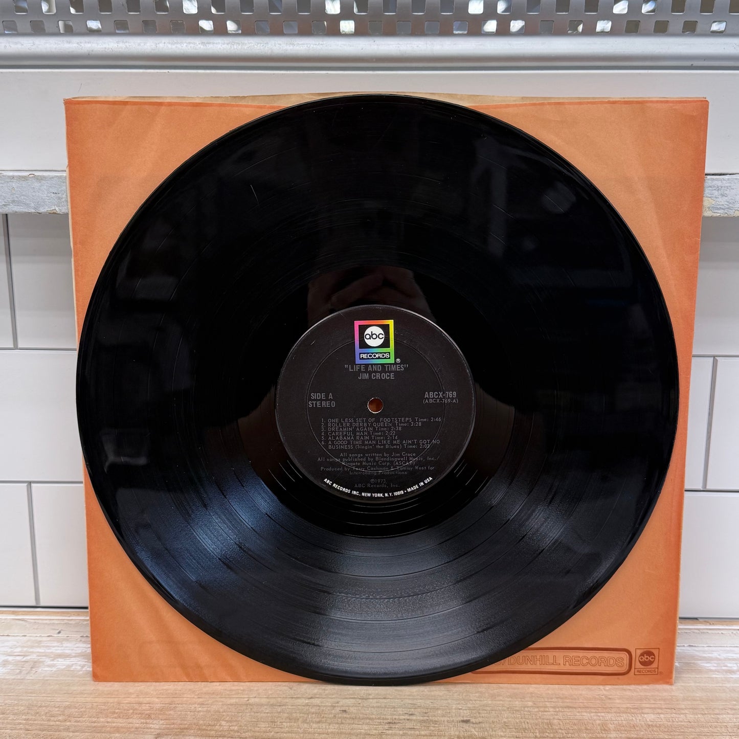 Jim Croce Life and Times 1973 Vinyl LP