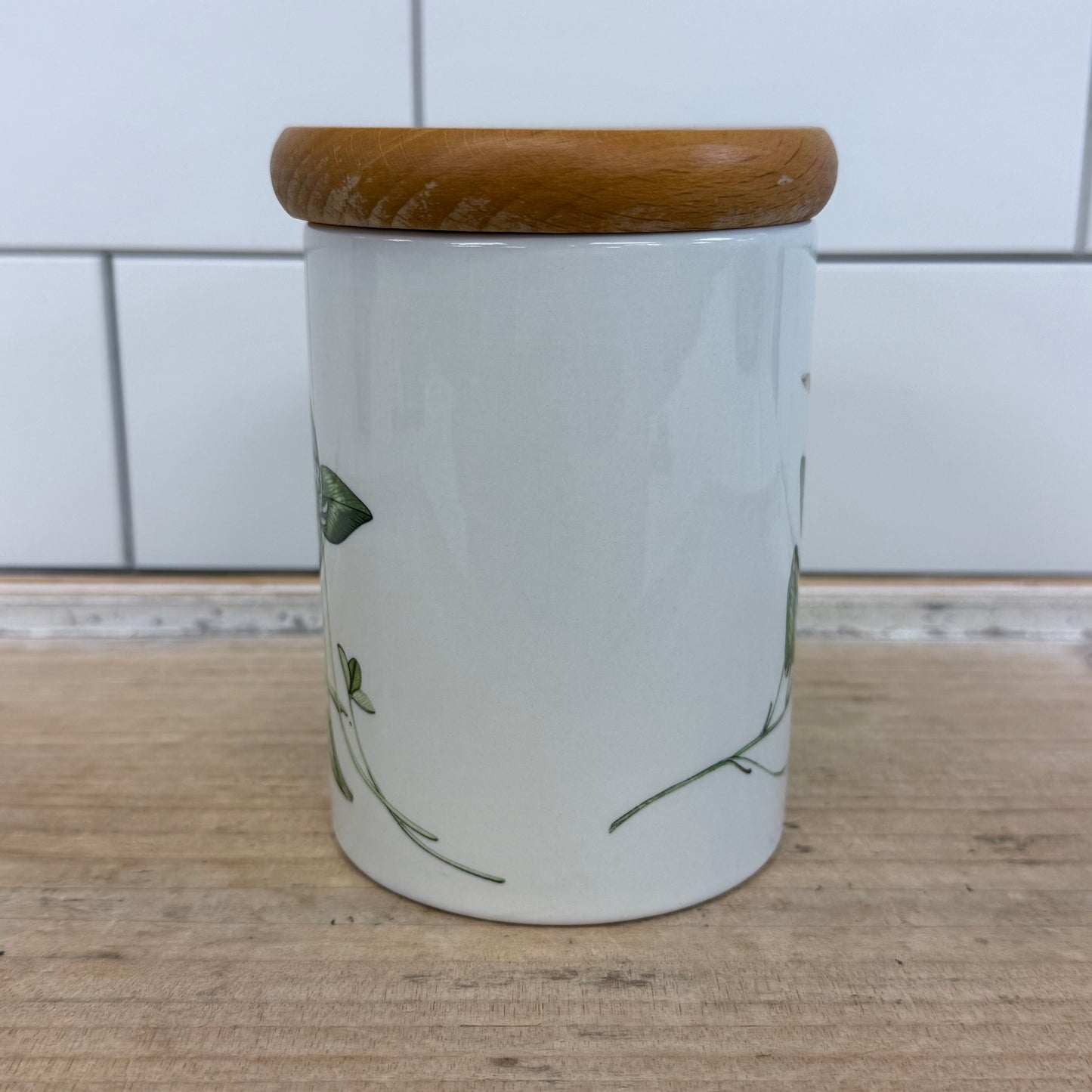 Portmeirion Queen’s Hidden Garden Canister England 1990s