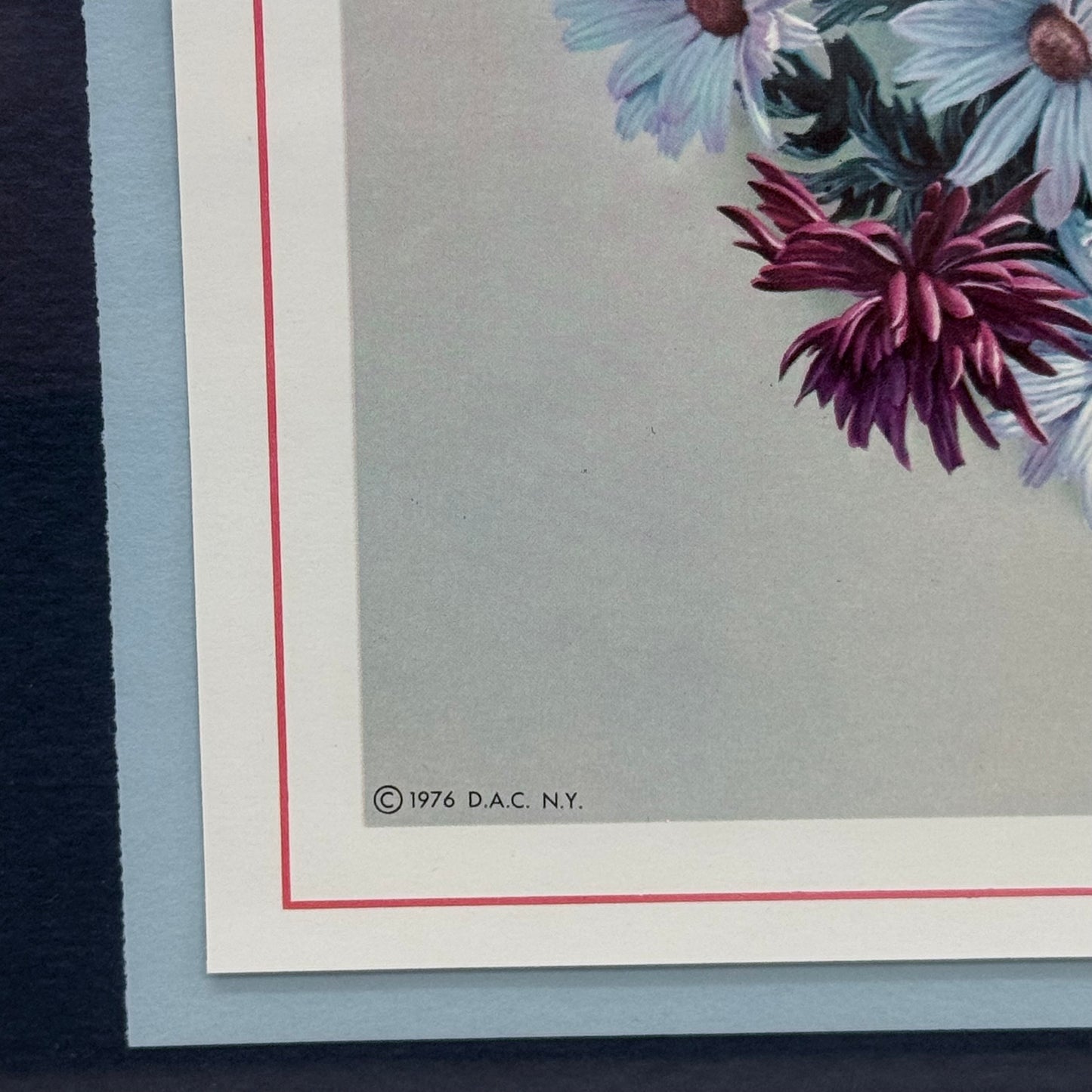 Floral Bouquet Peter Bianchi Lithograph Set of 2 Vintage 1976