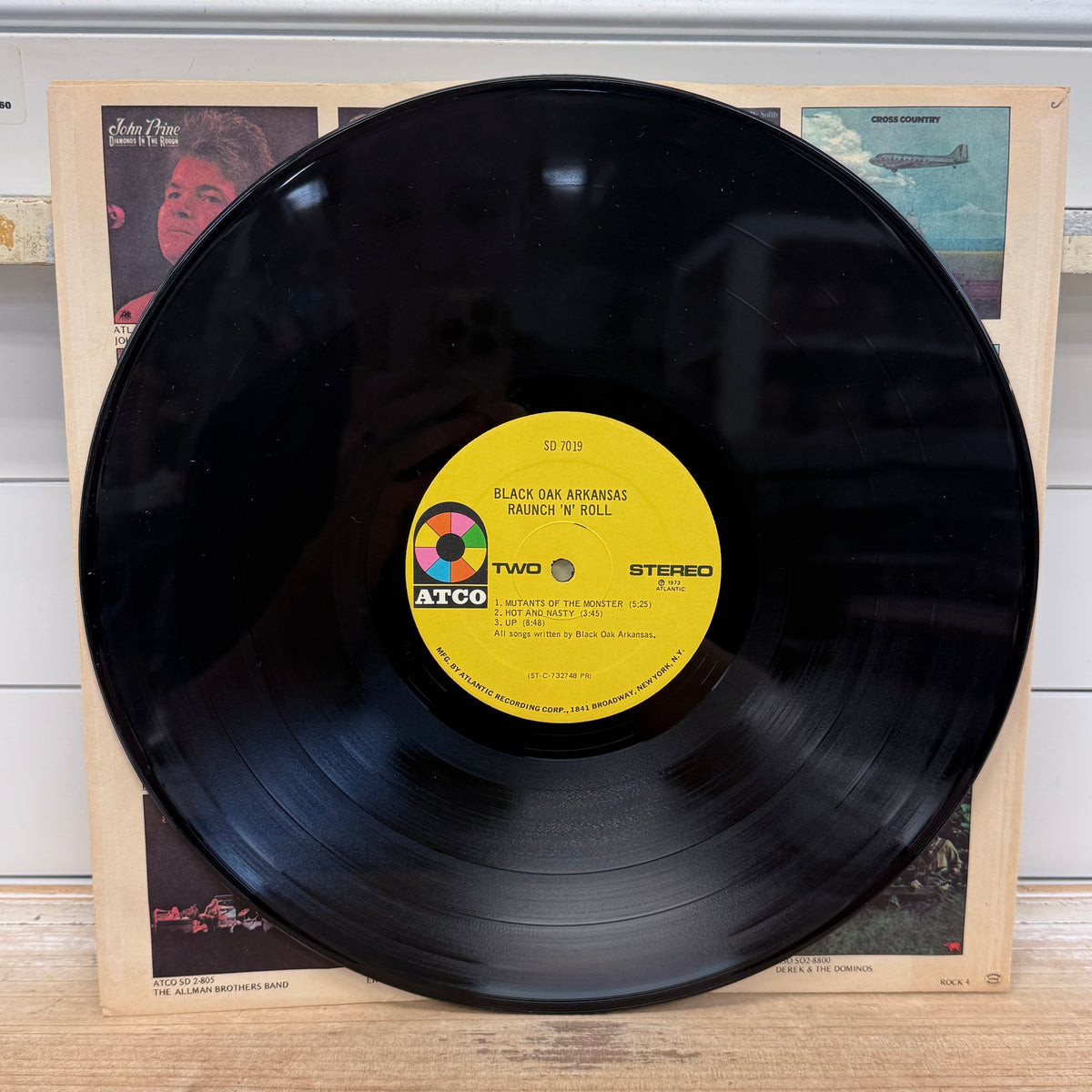 Black Oak Arkansas Raunch ’N’ Roll Vinyl Record, 1973 - SD 7019