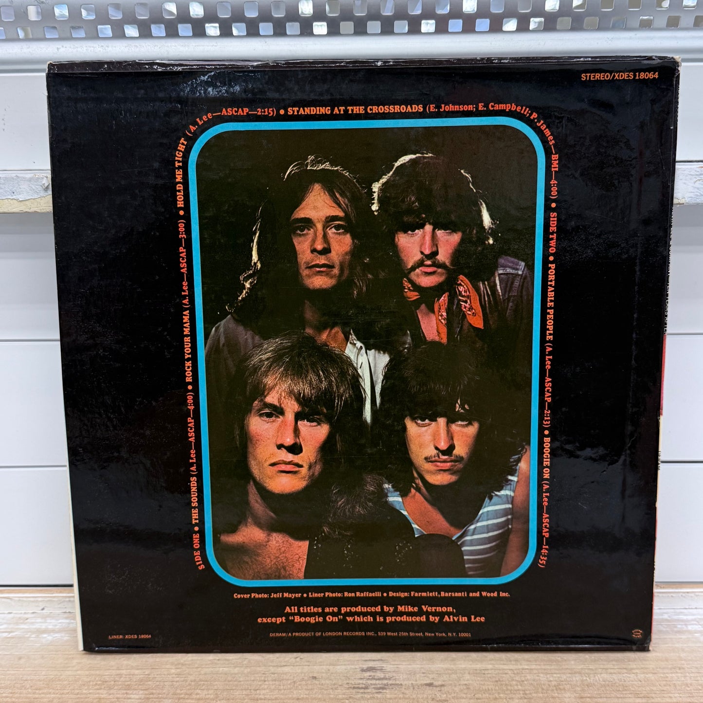 Alvin Lee & Company Ten Years After Vinyl Record LP 1972 #XDES 18064