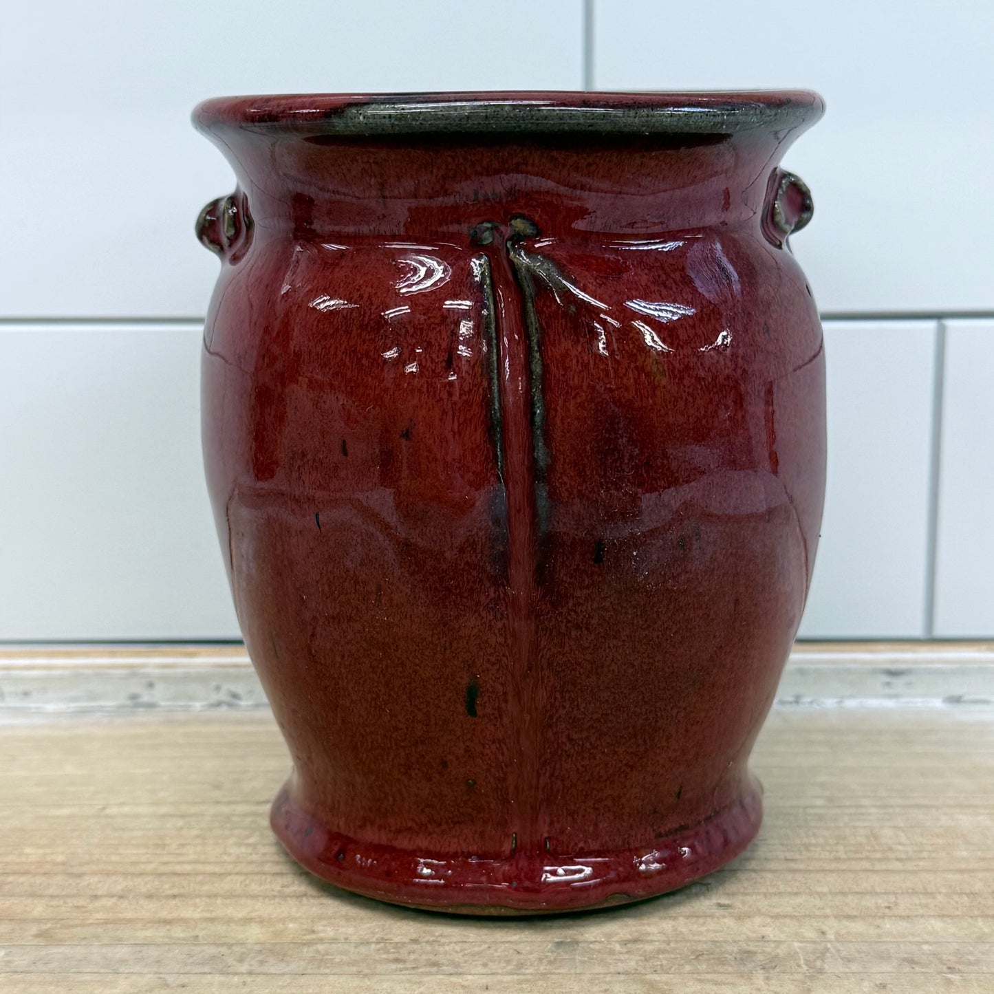 Renee Altman Signed 2001 Studio Pottery Vase Glazed