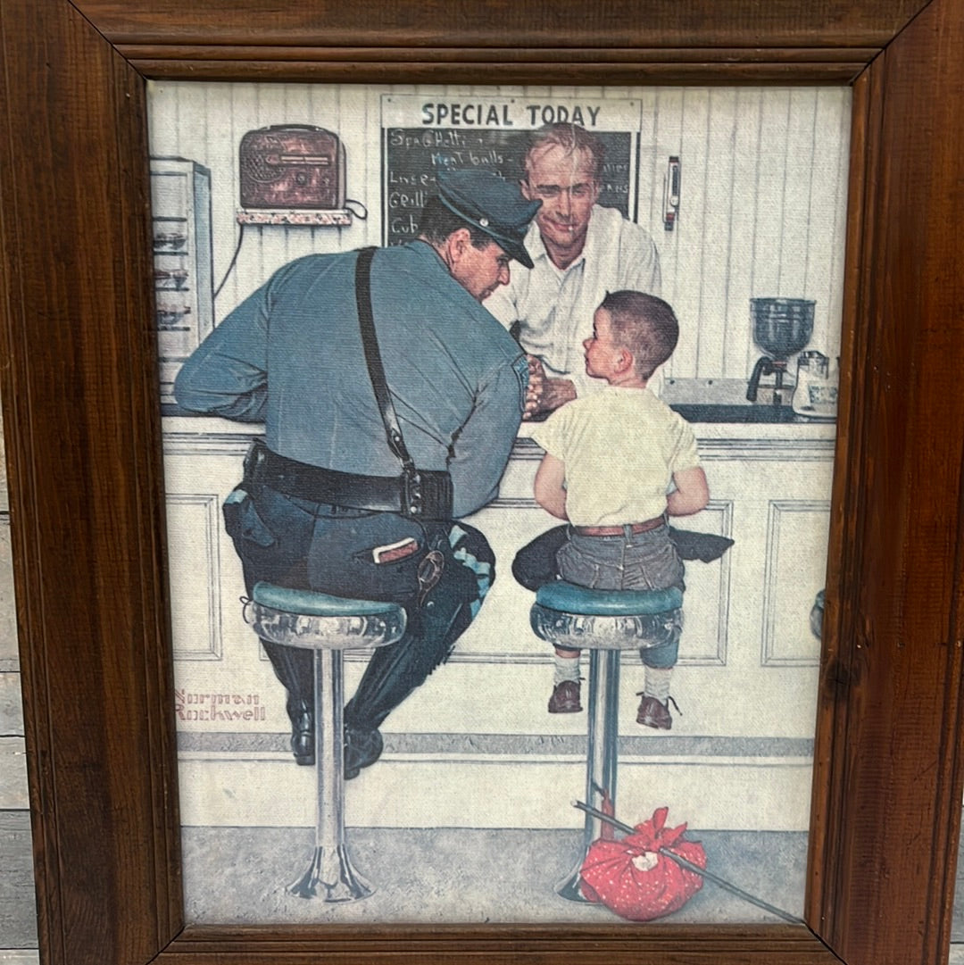 Norman Rockwell Art Print, The Runaway