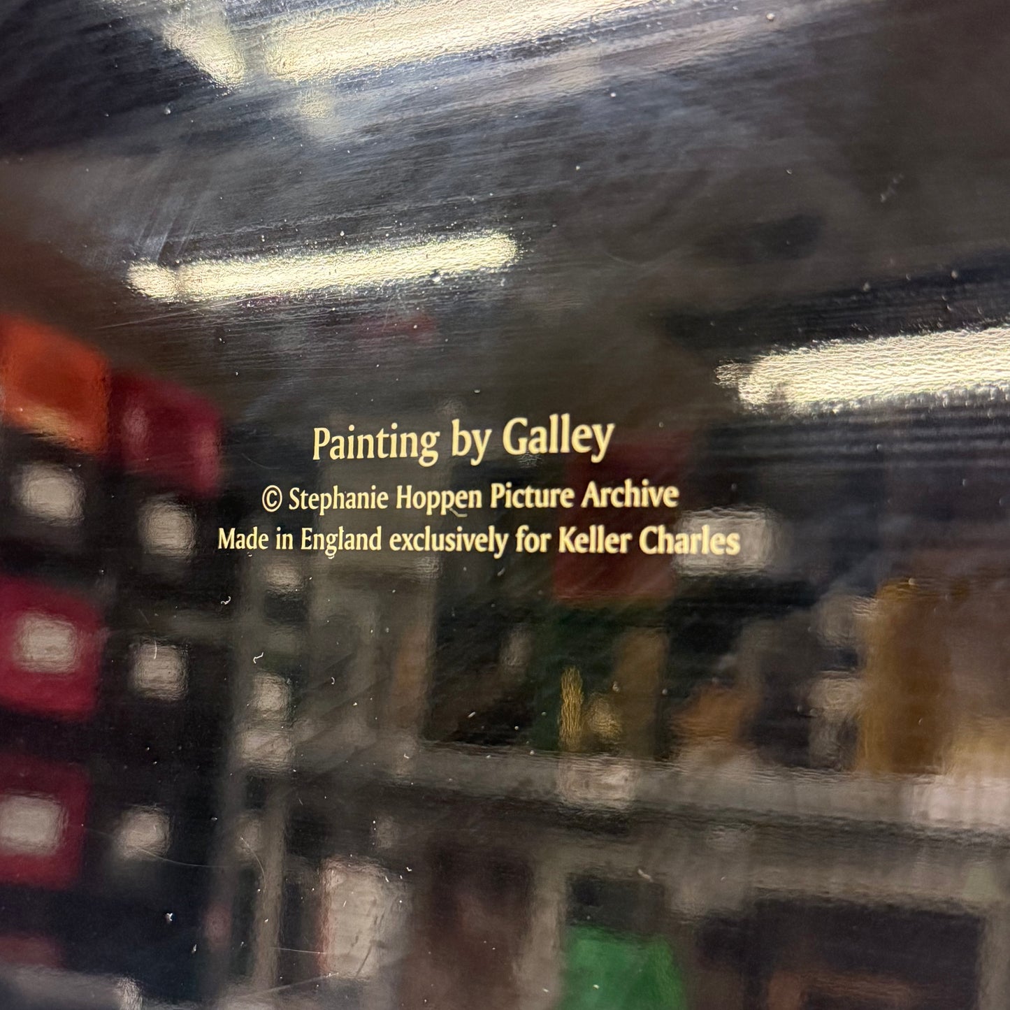 Keller Charles Galley Metal Serving Tray Peas Still Life