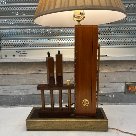 Repurposed Bruton Parish Church Organ Lamp