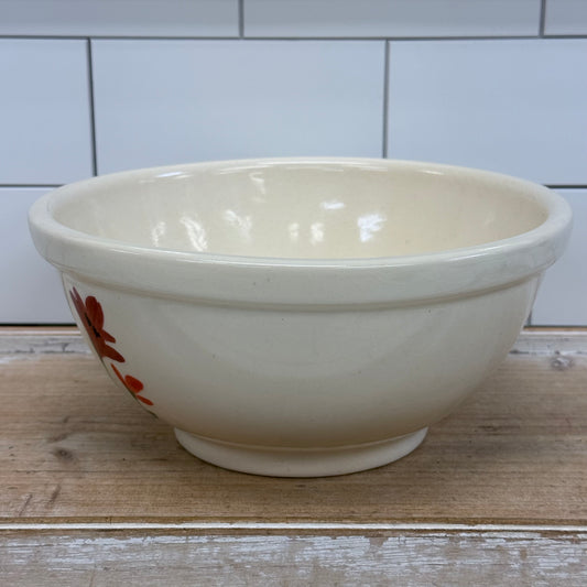 Emerson Creek Pottery Painted Floral Mixing Bowl Ceramic 2012