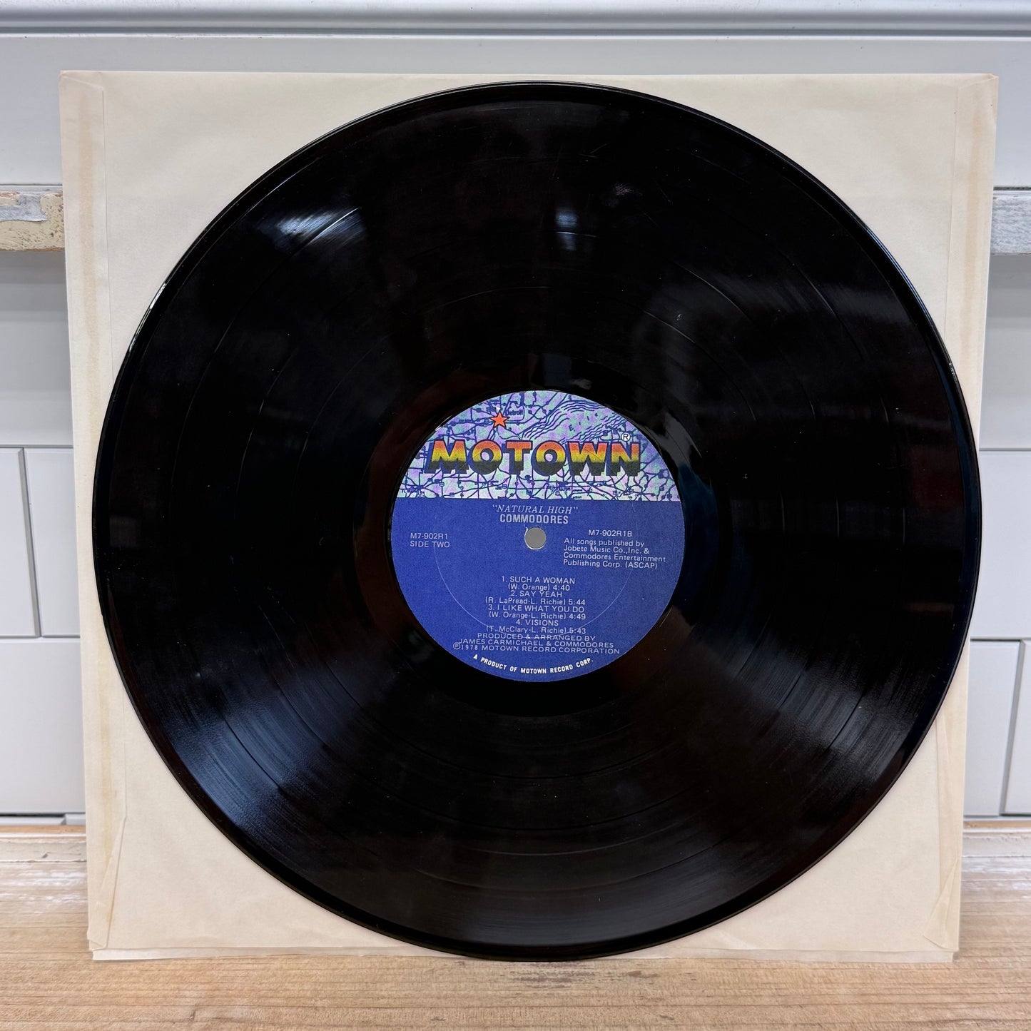 The Commodores Natural High LP 1978 #M7-902R1