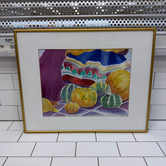 Gini Richard Signed Original Still Life Watercolor
