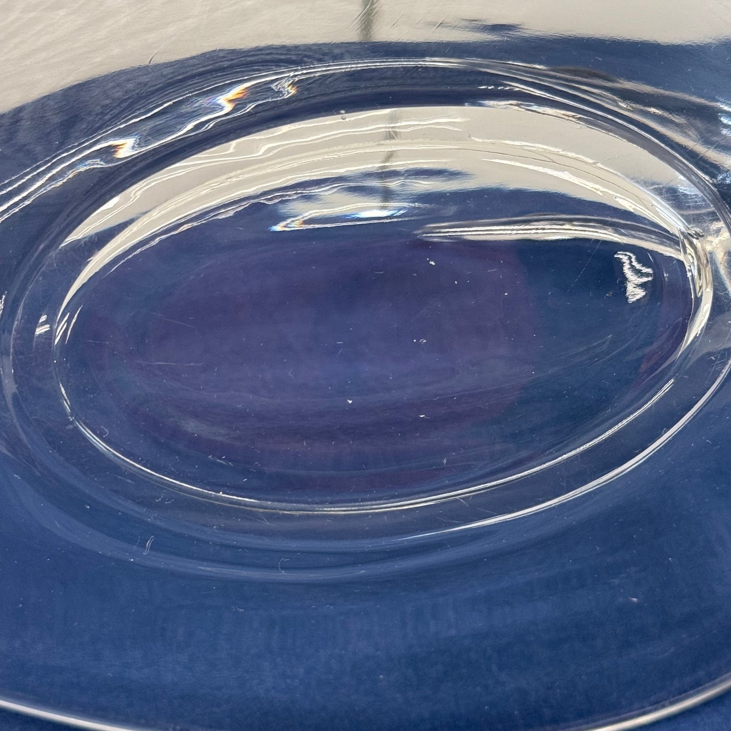 Duncan & Miller Glass Swan Dish