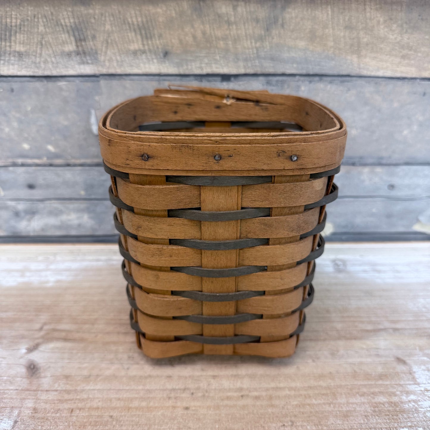 Longaberger Square Basket, Signed 1996